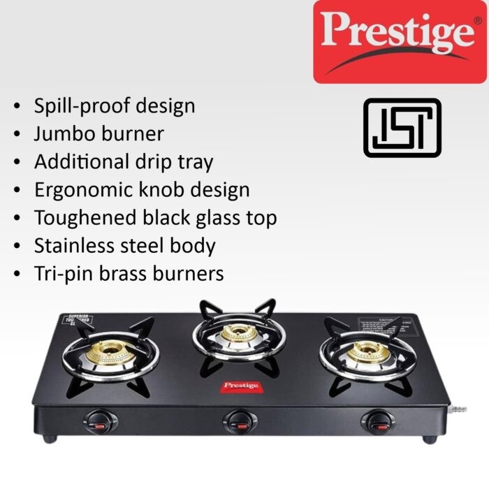 Prestige 3 Burner Cooktop Lifemaker