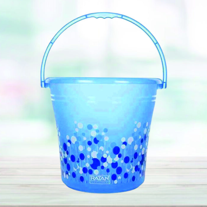 Rattan Bucket Blue